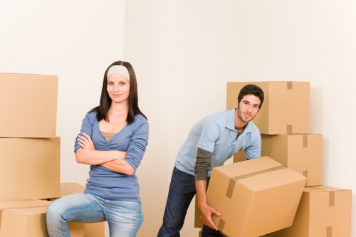 Urban relocation service with furniture transport