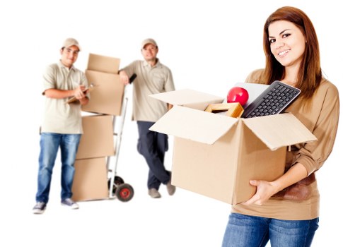 Professional packing supplies prepared for a home move
