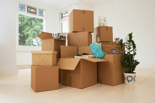 Affordable man and van moving service in busy London streets